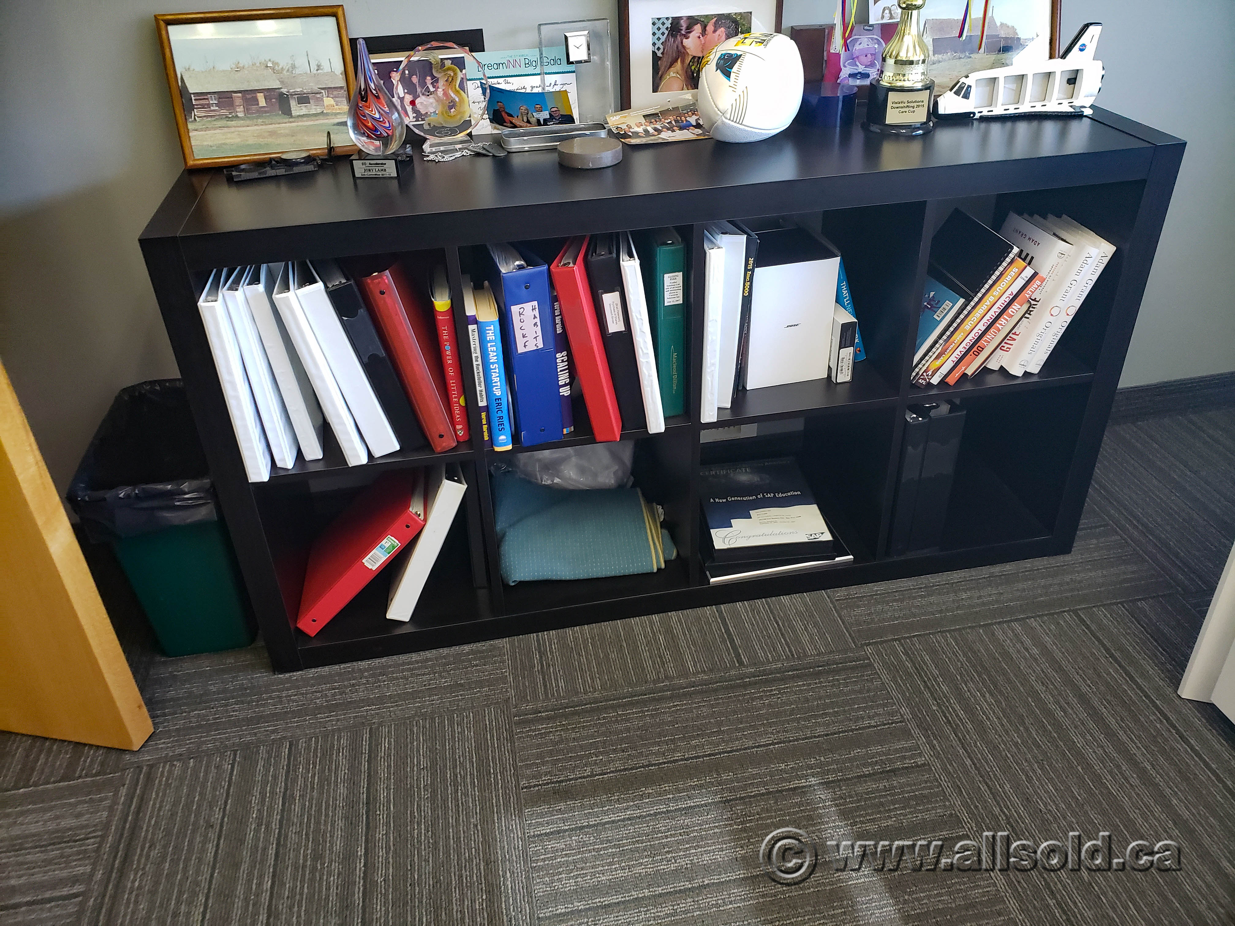 IKEA Kallax Espresso 8 Compartment Bookcase Shelf Unit 4x2 Allsold.ca